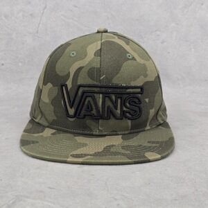 Vans Camo Hat Adjustable Snapback Green Color One Size‎